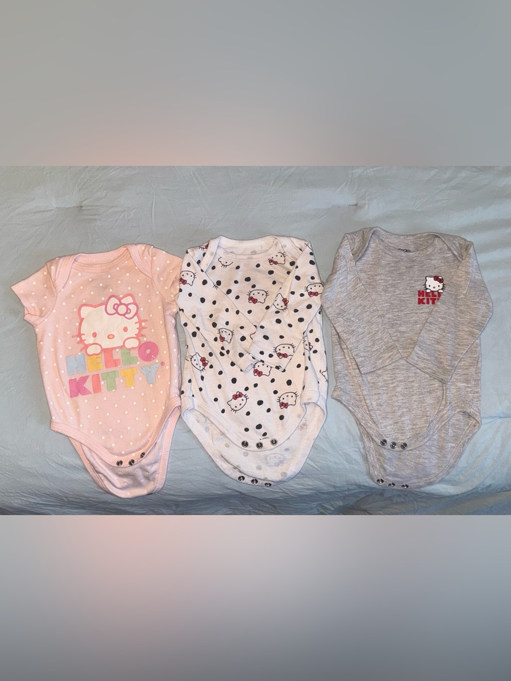 3-6 month Hello Kitty onesie set